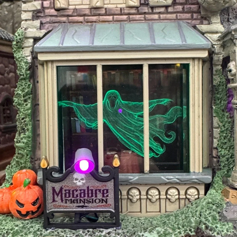 Lemax Macabre Mansion Spooky Town Lighted Halloween Village Michael's Exclusive